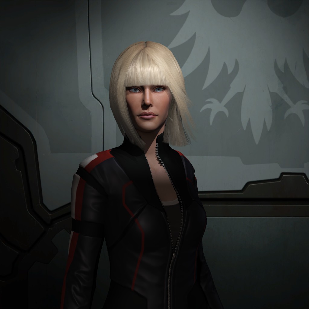 Whitehaired lady