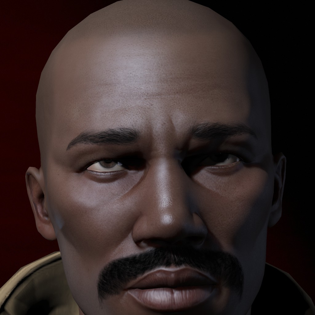 Black Man Face