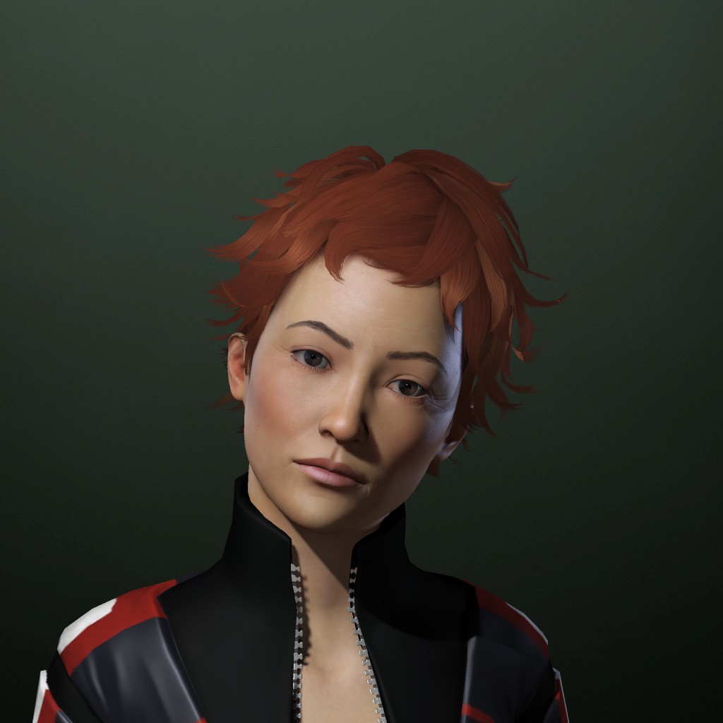 Rotes Haar