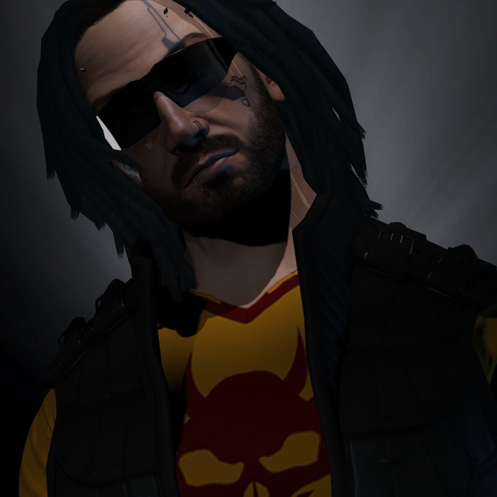 Biker Steve Aubaris