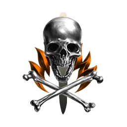 The Burning Skull logo