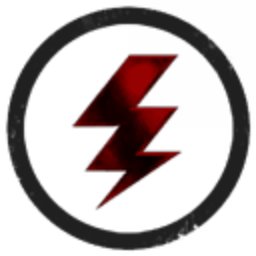 RED THUNDER BOLT logo