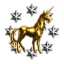 Golden Unicorns And Silver Stars