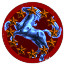 Asoc. Red and Blue Pony