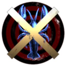 with a shield or on a shield