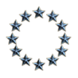 Gold Trimmed Stars