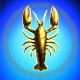 man eating Seafood logo
