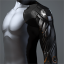 Men's 'Crusher' Cybernetic Arm (black and orange left) icon