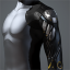 Men's 'Crusher' Cybernetic Arm (black and yellow left) icon