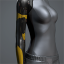 Women's 'Vise' Cybernetic Arm (black and yellow right) icon