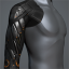 Men's 'Crusher' Cybernetic Arm (black and orange right) icon