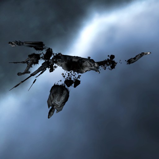 Wrecked Caldari Raven Battleship
