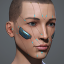 Women's 'Eico Azurchev' Facial Augmentation icon