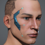 Men's 'Eico Azurbrak' Facial Augmentation icon