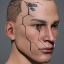 Men's 'Eico Hexarc' Facial Augmentation icon