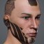 Men's 'Barbatus Glimmer' Facial Augmentation icon